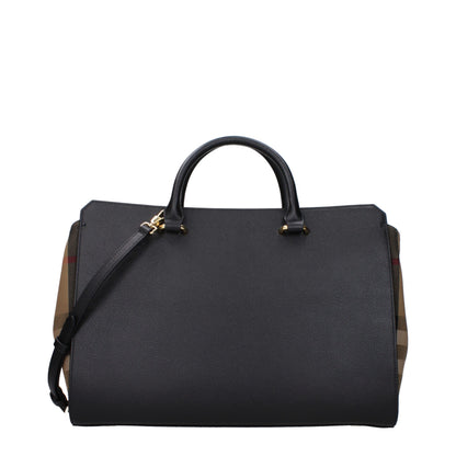 Burberry Schwarze Lederhandtaschen