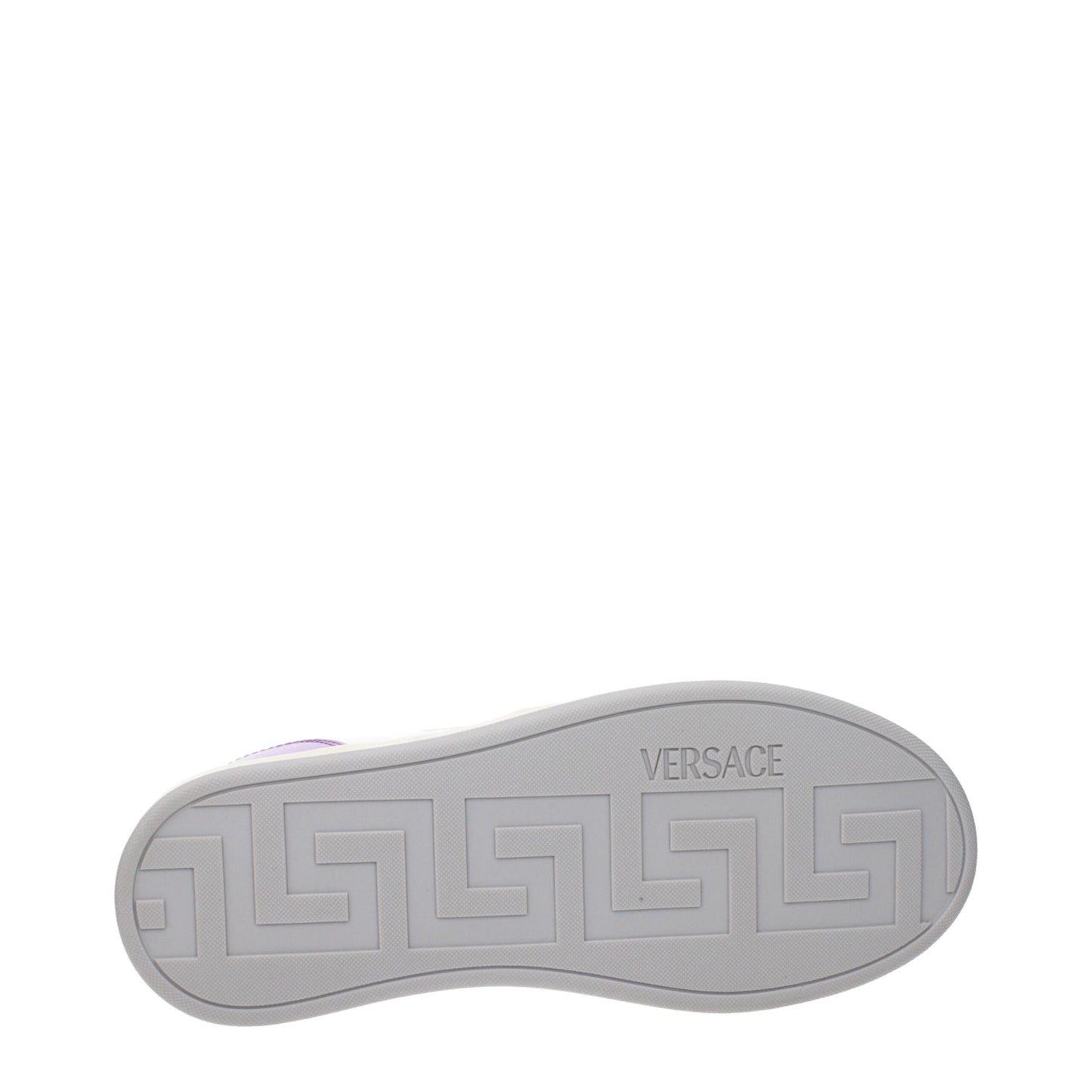 Versace Weiße niedrige Lederschuhe