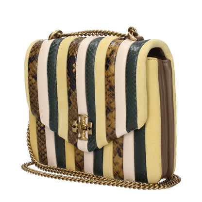 Tory Burch Gelbe Leder-Umhängetaschen