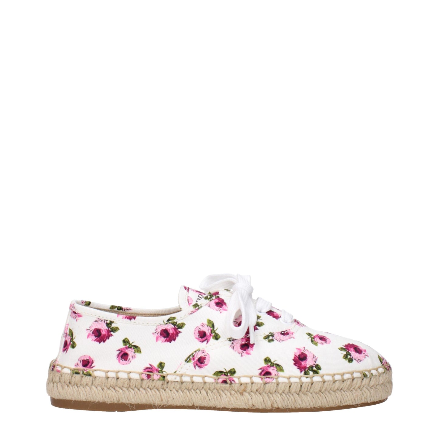 Prada Espadrilles aus weißem Stoff