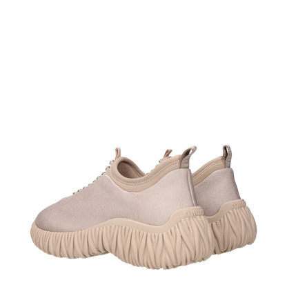 Miu Miu Beige Stoff-Sneakers