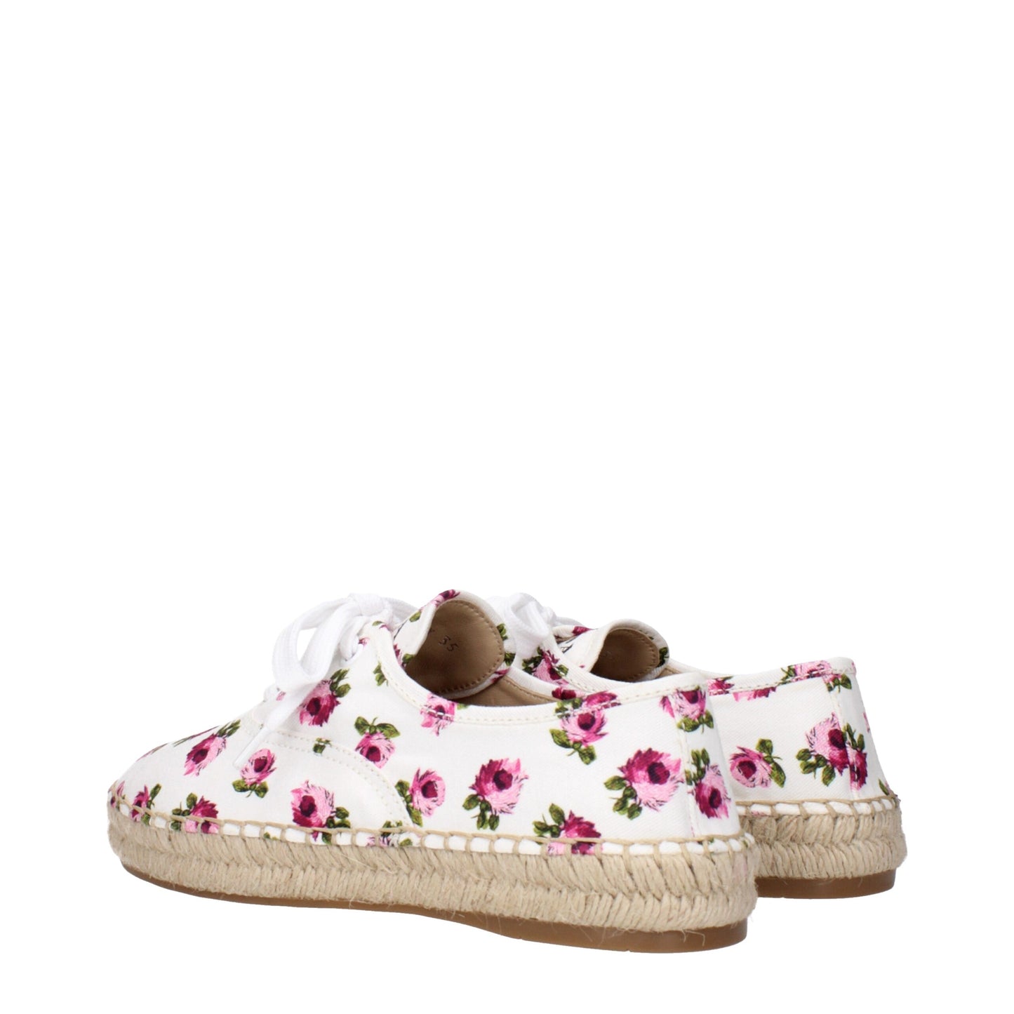 Prada Espadrilles aus weißem Stoff