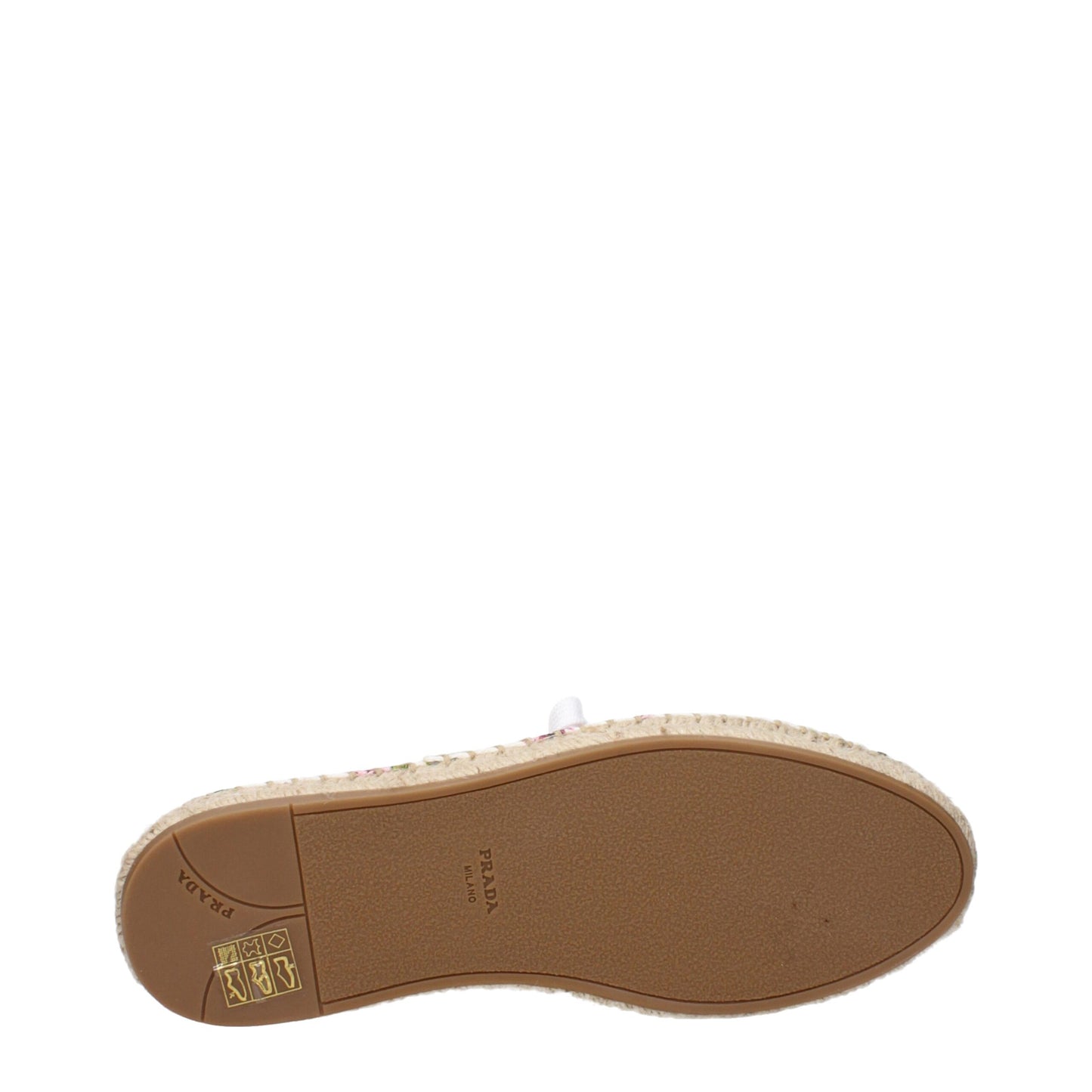 Prada Espadrilles aus weißem Stoff