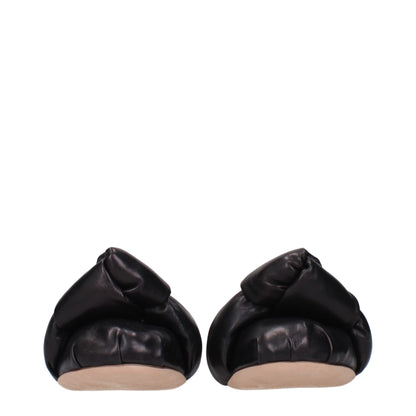 Miu Miu – Schwarze Ballerinas aus Leder
