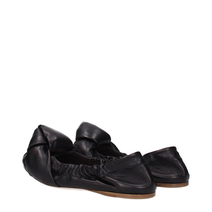 Miu Miu – Schwarze Ballerinas aus Leder