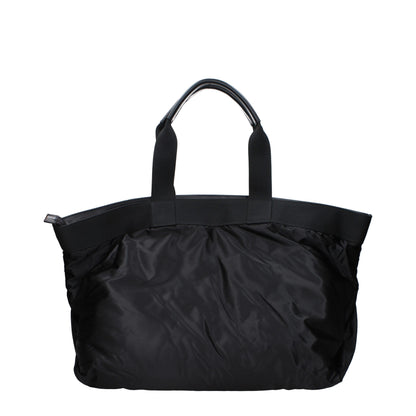 Palm Angels – Schultertaschen aus schwarzem Stoff