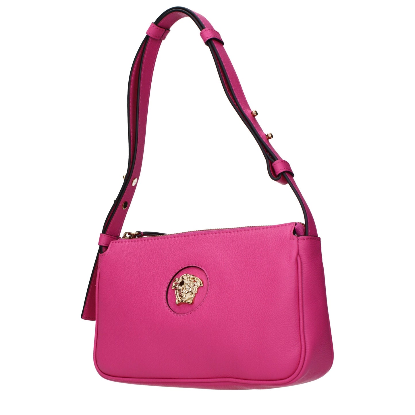 Versace Rosa Leder Schultertaschen