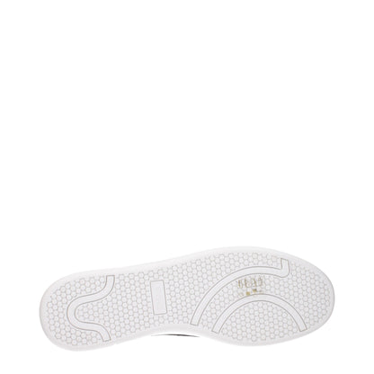 Versace Blaue Leder Low-Tops