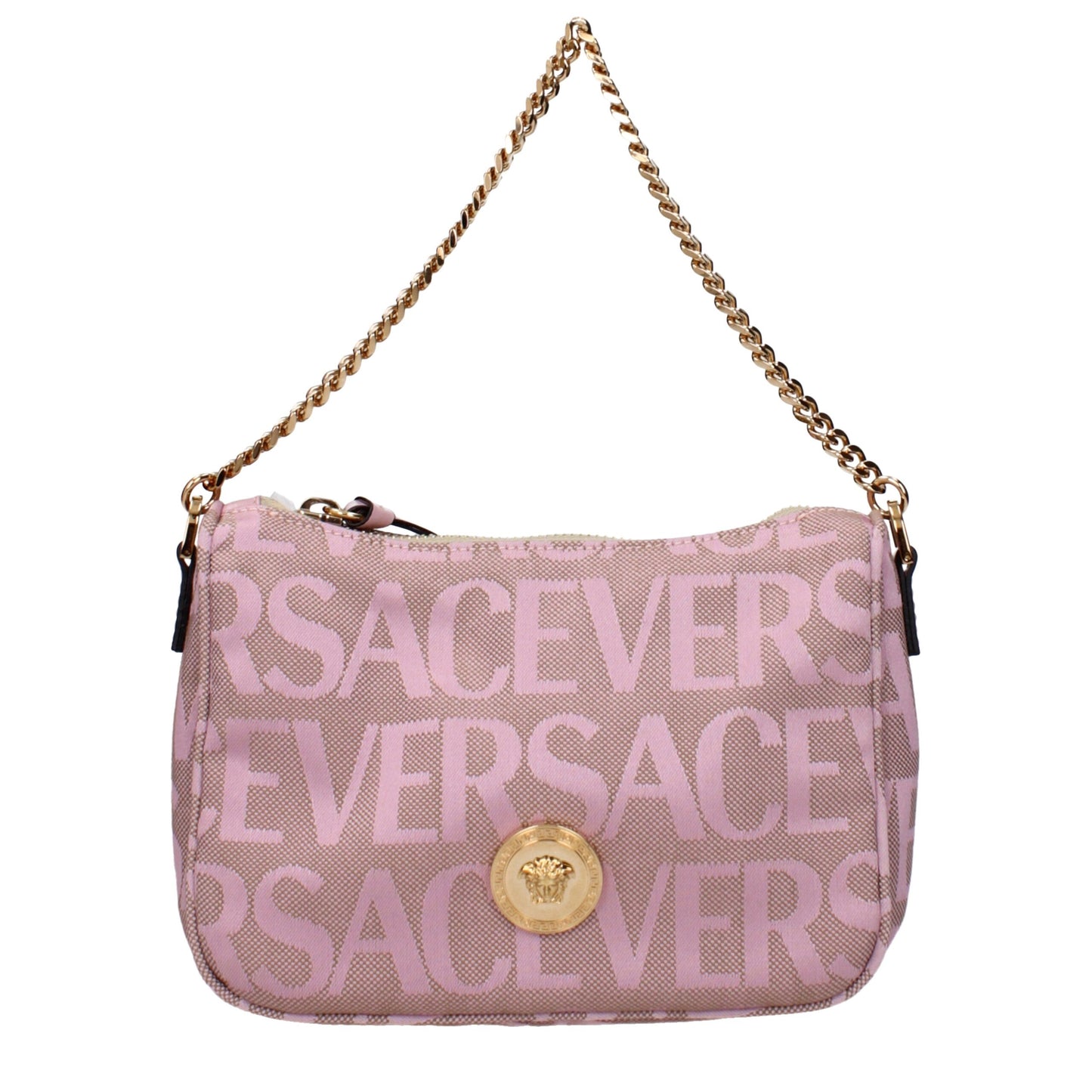 Sacs à main en tissu rose Versace