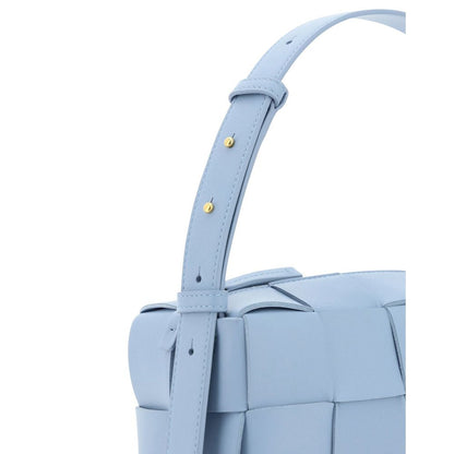 Bottega Veneta – Kleine Kassettentasche in Ziegelrot