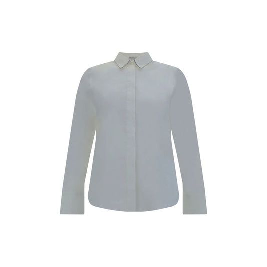 Brunello Cucinelli-Hemd mit ikonischen Schmuckdetails