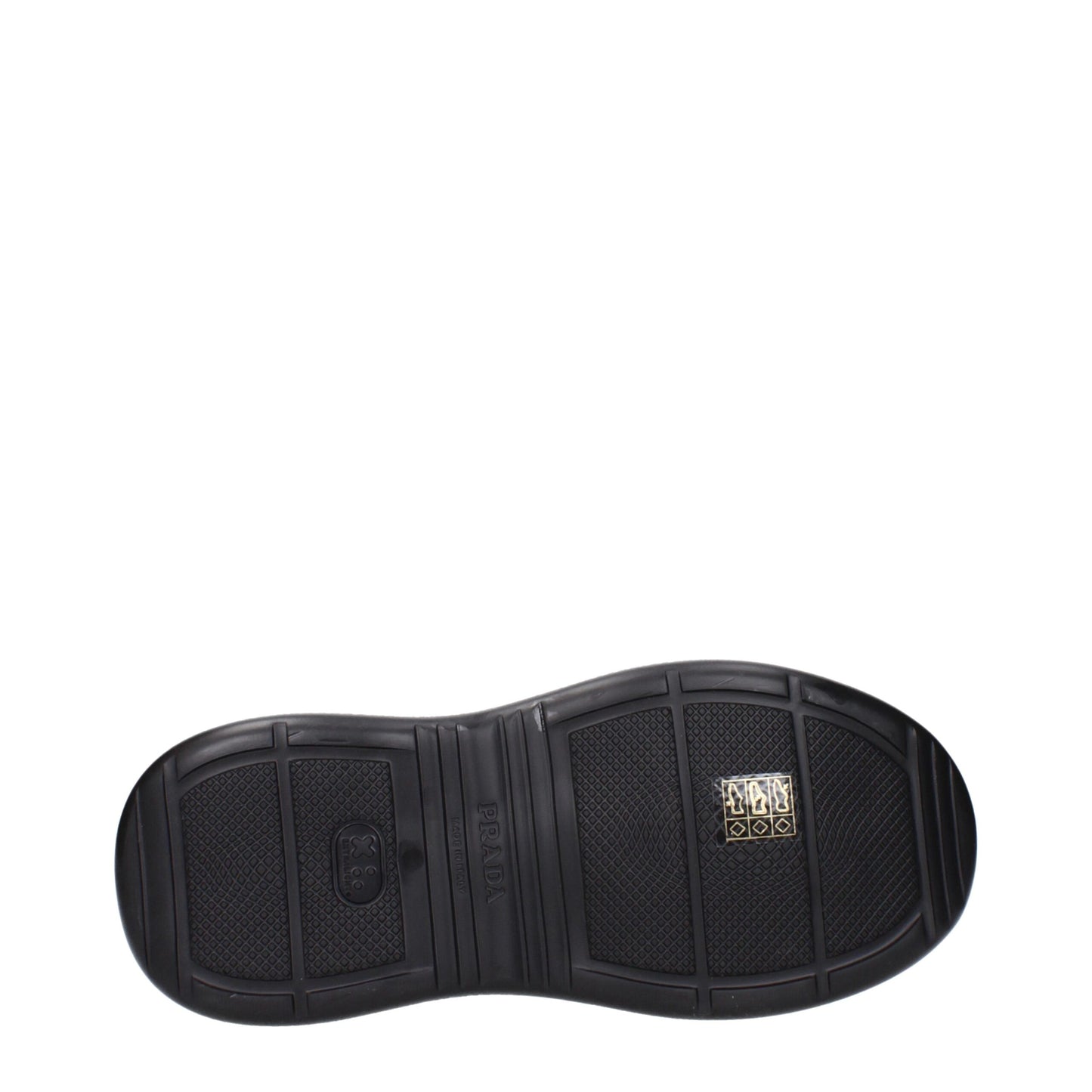 Prada Schwarze Baumwollstiefeletten