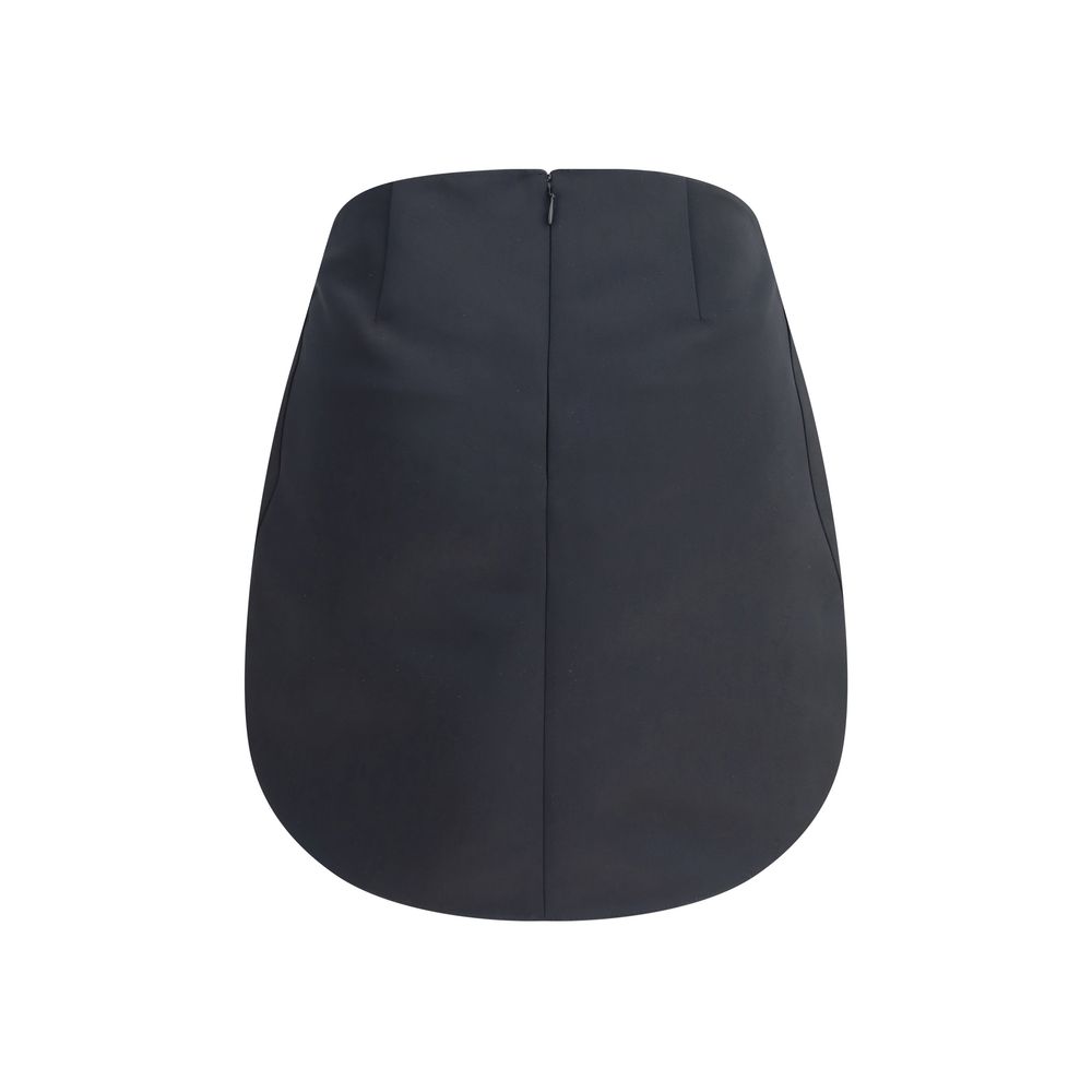 Jupe mini en satin