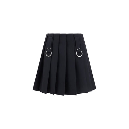 Prada Wollplissierter Minirock