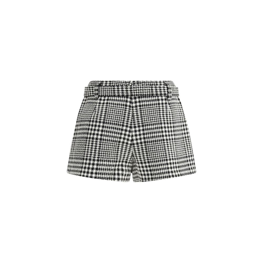 Self-Portrait Houndstooth Wollhosenrock