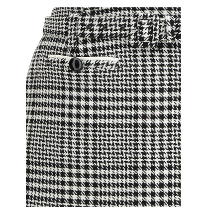 Self-Portrait Houndstooth Wollhosenrock
