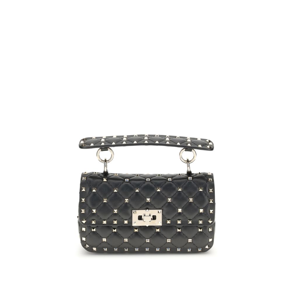 Petit sac à main Rockstud Spike en cuir Valentino Garavani