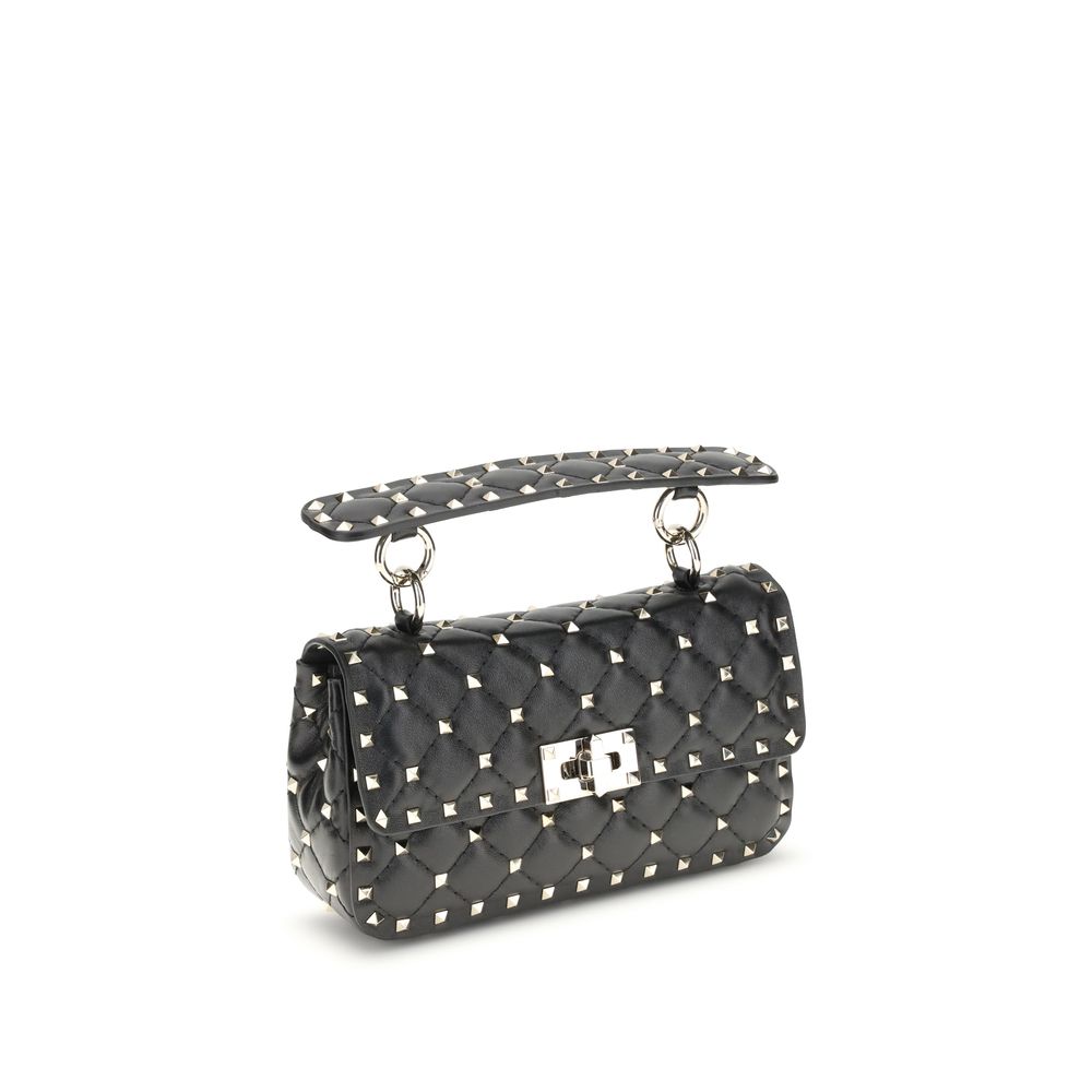 Petit sac à main Rockstud Spike en cuir Valentino Garavani