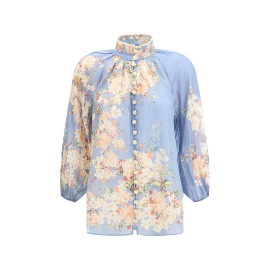 Zimmermann Cascadian Bluse mit Puffärmeln
