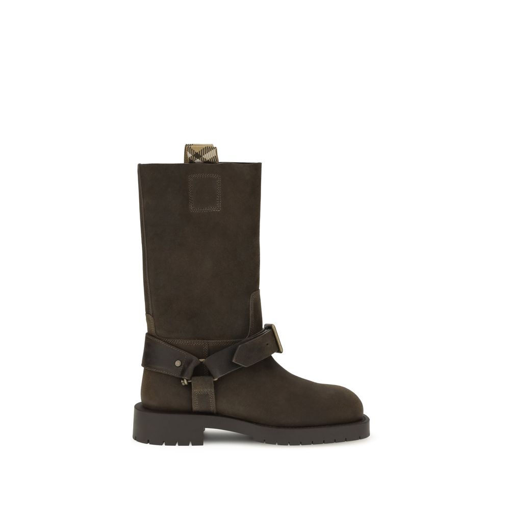 Bottes en daim à bouture