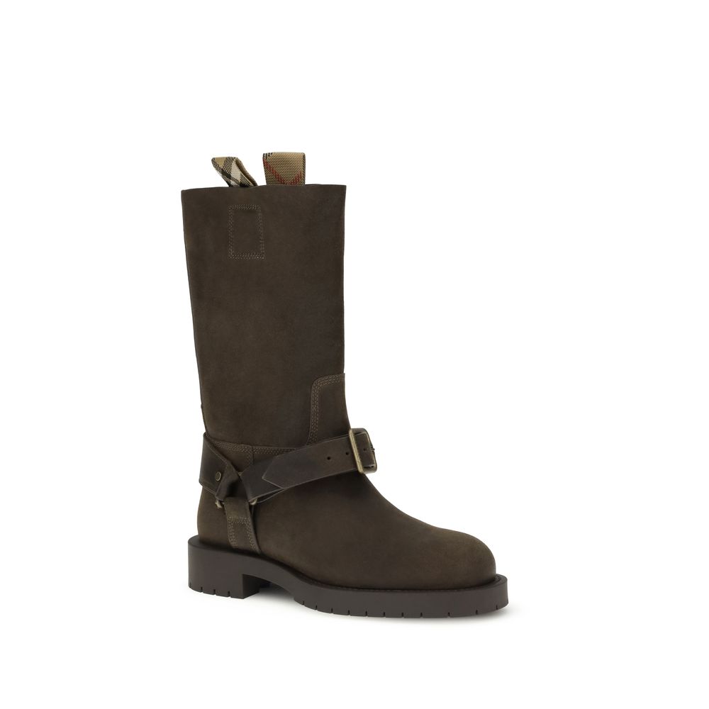 Bottes en daim à bouture