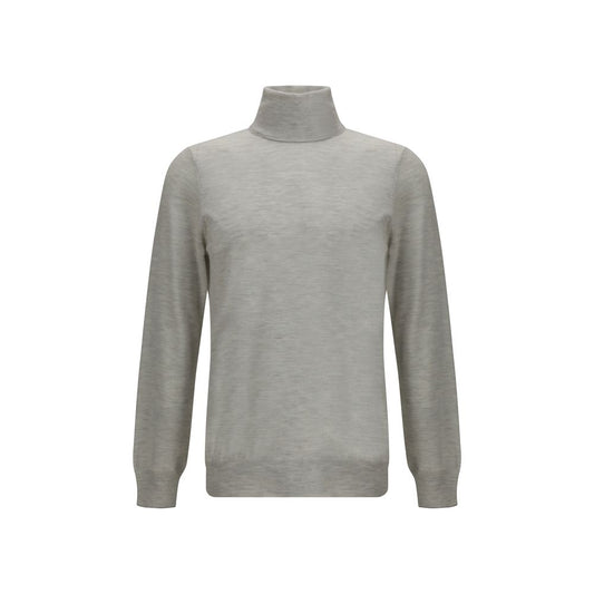 Pull col roulé en laine Brunello Cucinelli