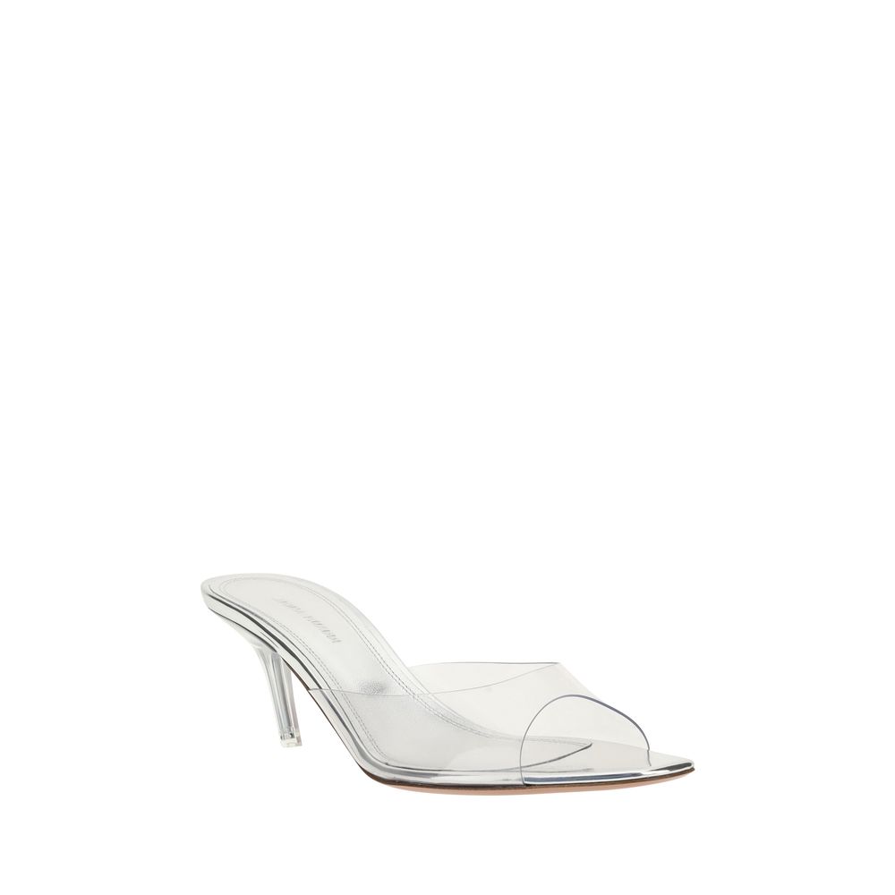 Amina Muaddi Alexa Slip-On-Sandalen