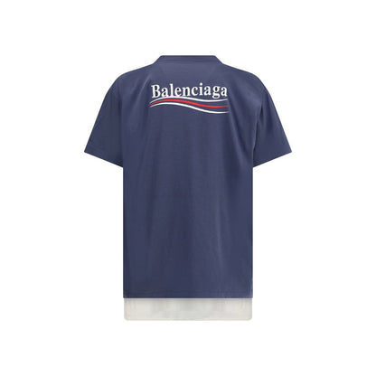 Balenciaga Doppeltes politisches Kampagnen-T-Shirt