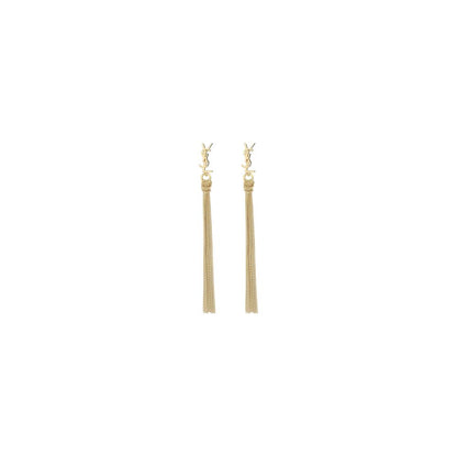 Saint Laurent Bo Pompons Chaines Laiton Métal