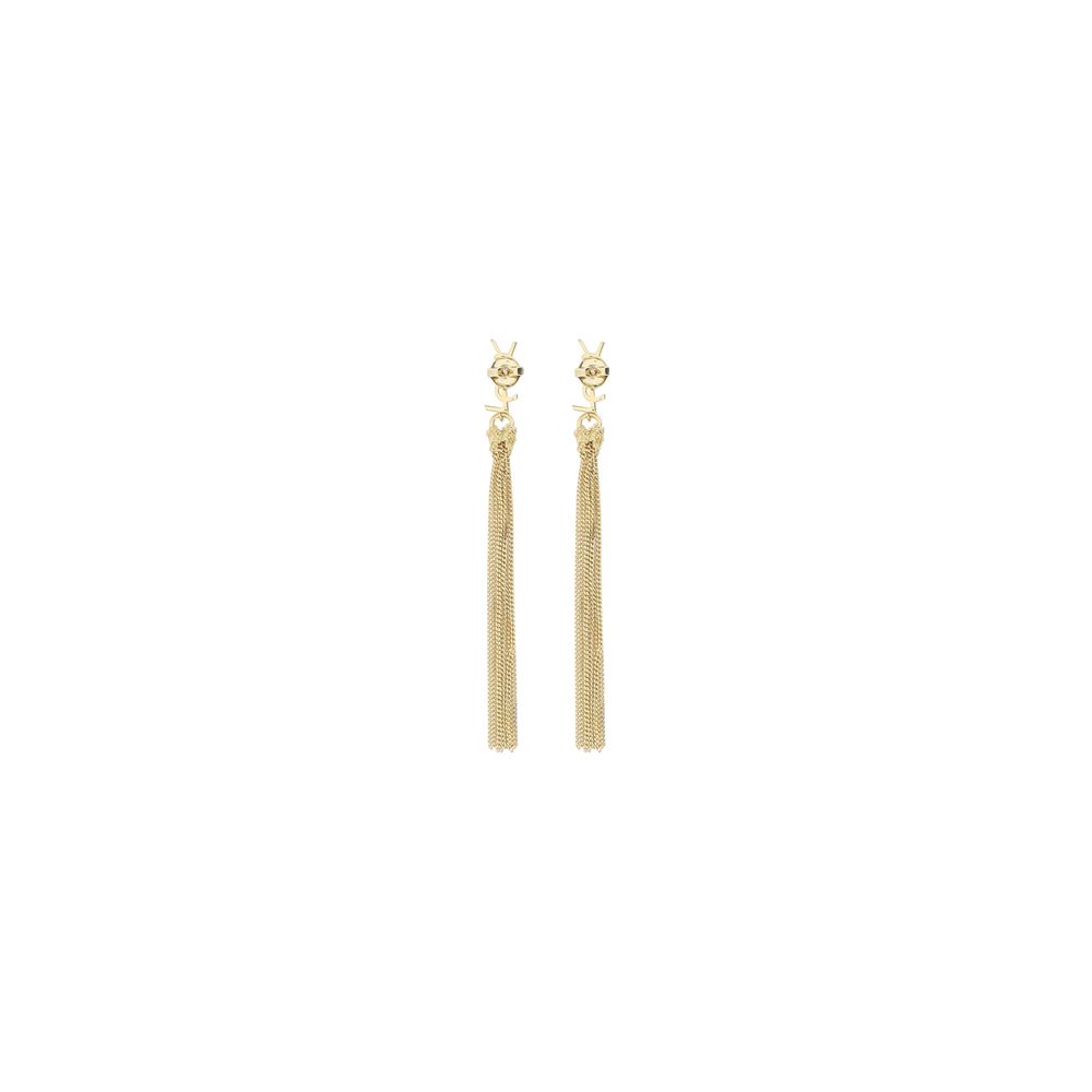 Saint Laurent Bo Pompons Chaines Laiton Métal
