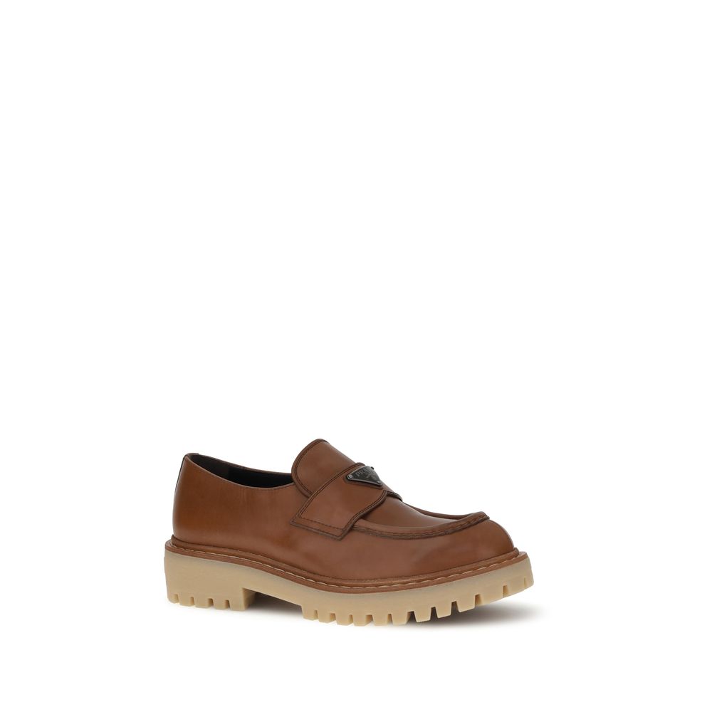 Mocassins en cuir Prada