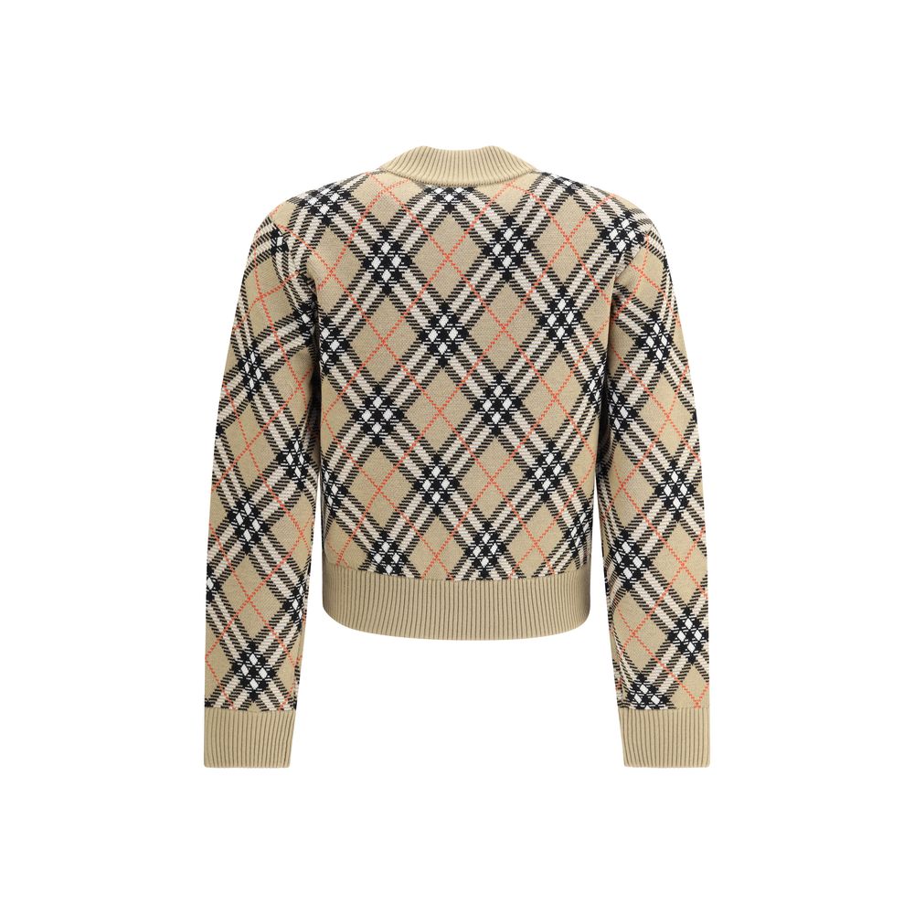 Cardigan à carreaux