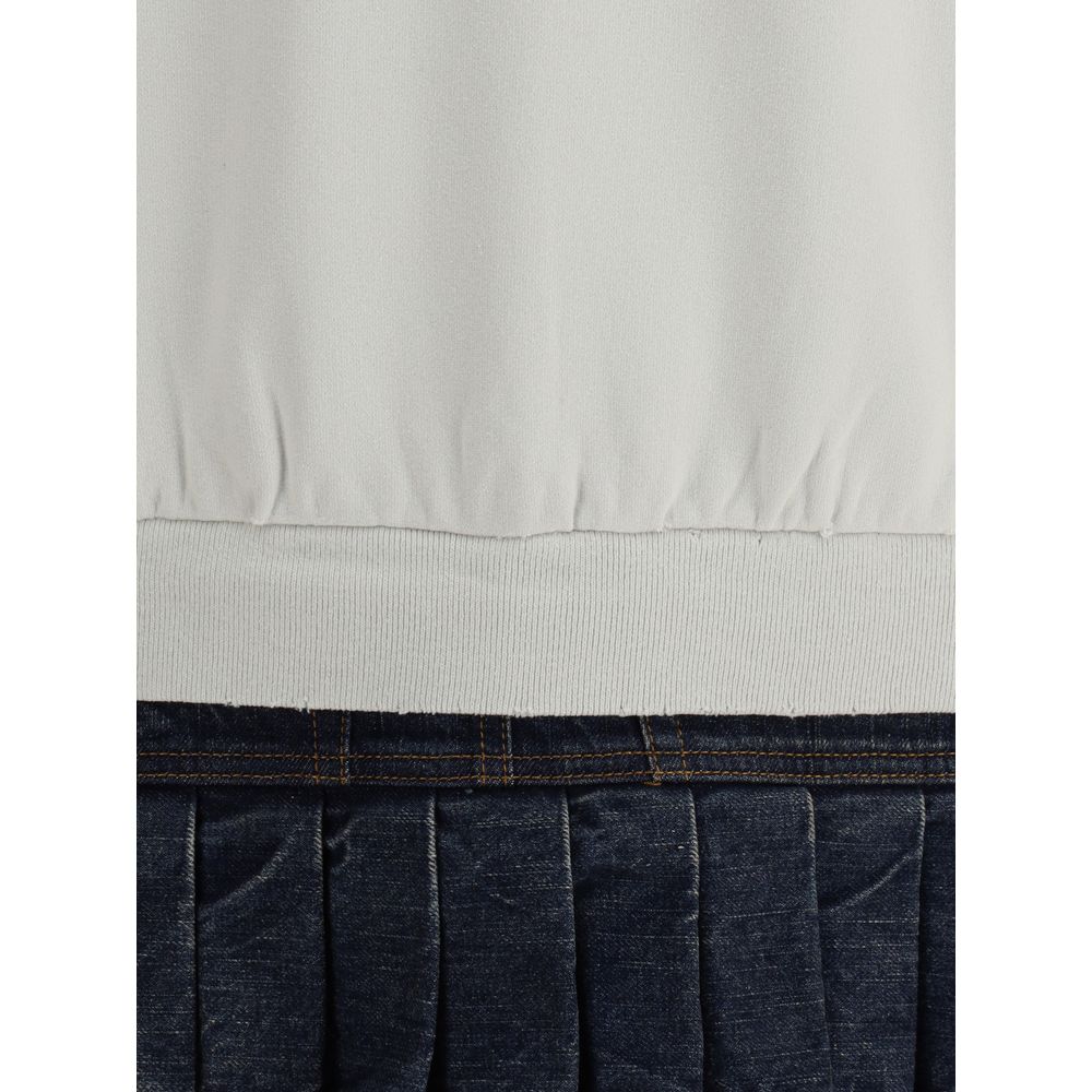 Robe sweat-shirt avec logo