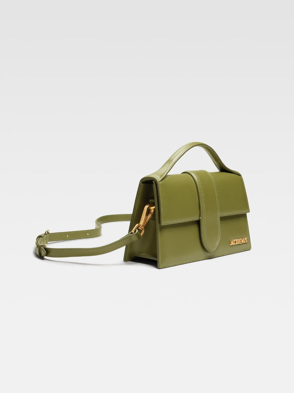 Sac Jacquemus Le Grand Bambino Kaki