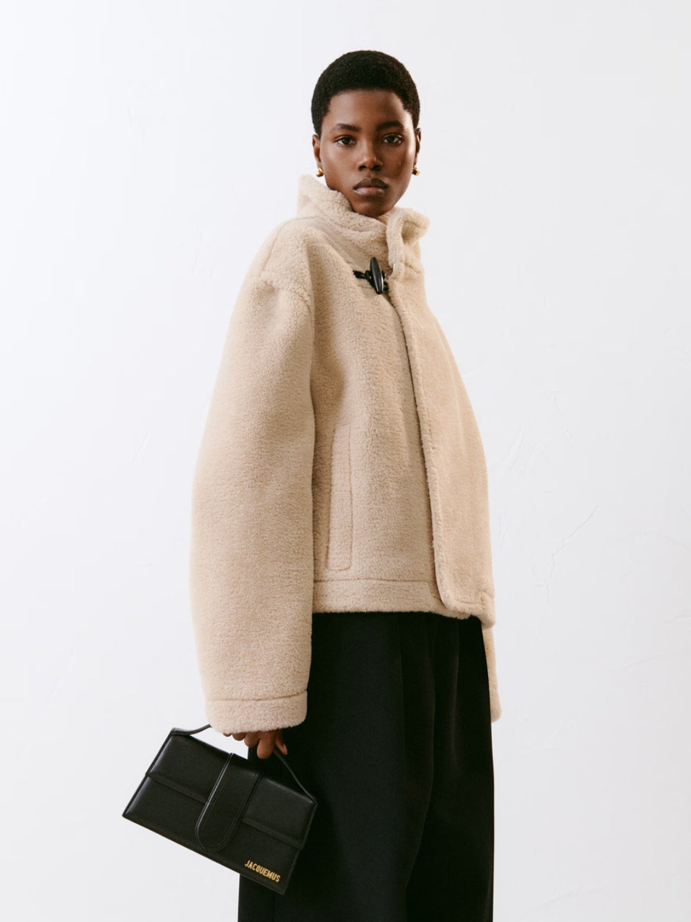 Jacquemus Le Grand Bambino Schwarze Tasche