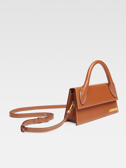 Jacquemus Le Chiquito Lange braune Tasche
