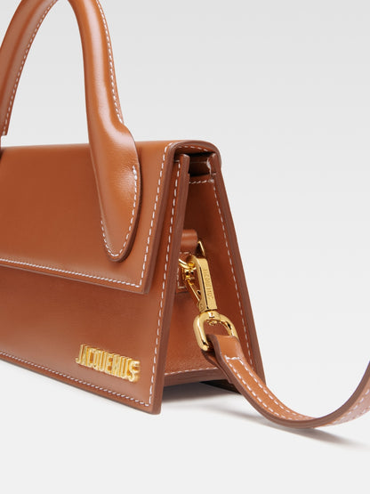 Jacquemus Le Chiquito Lange braune Tasche