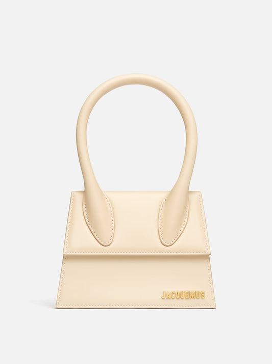 Jacquemus Le Chiquito Moyen Elfenbeintasche