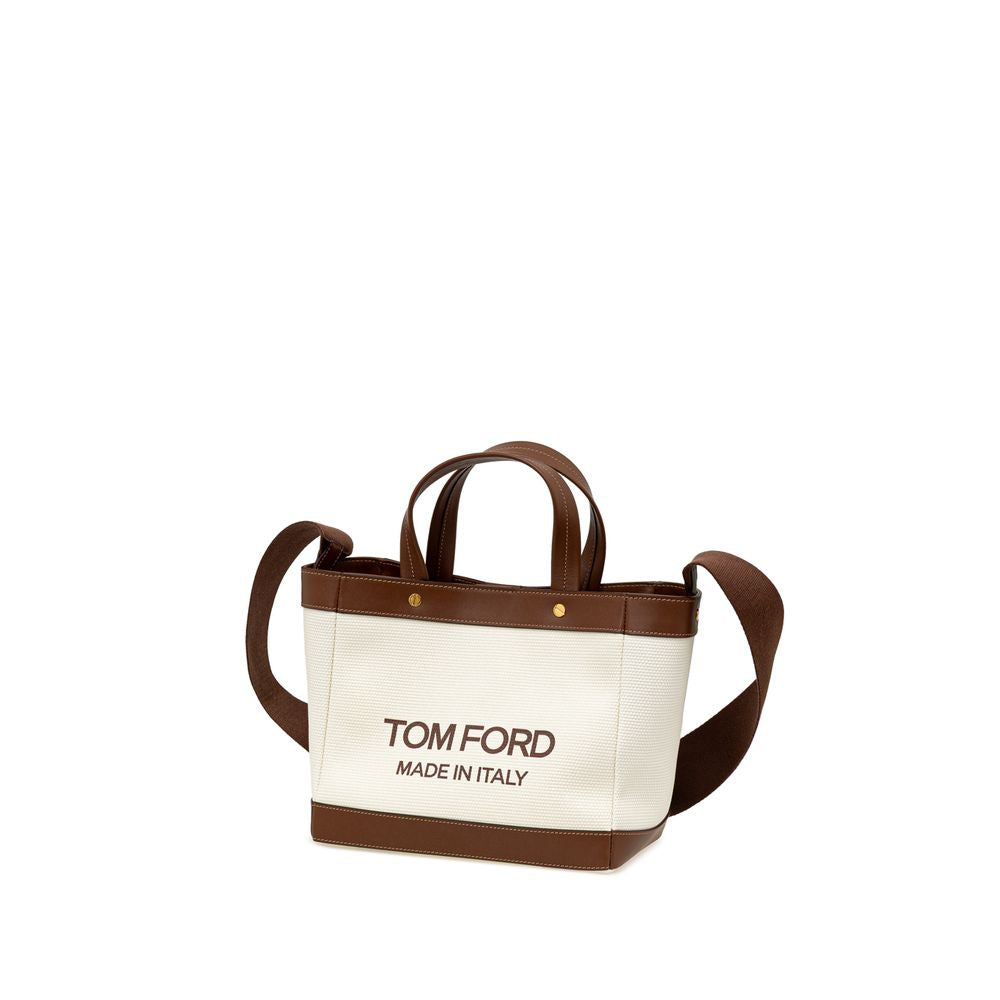 Sac fourre-tout en coton beige