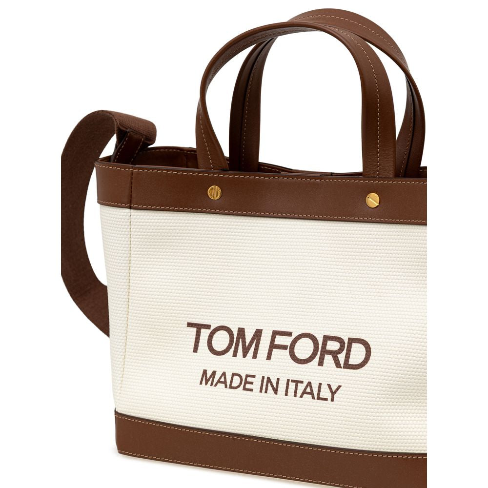 Sac fourre-tout en coton beige