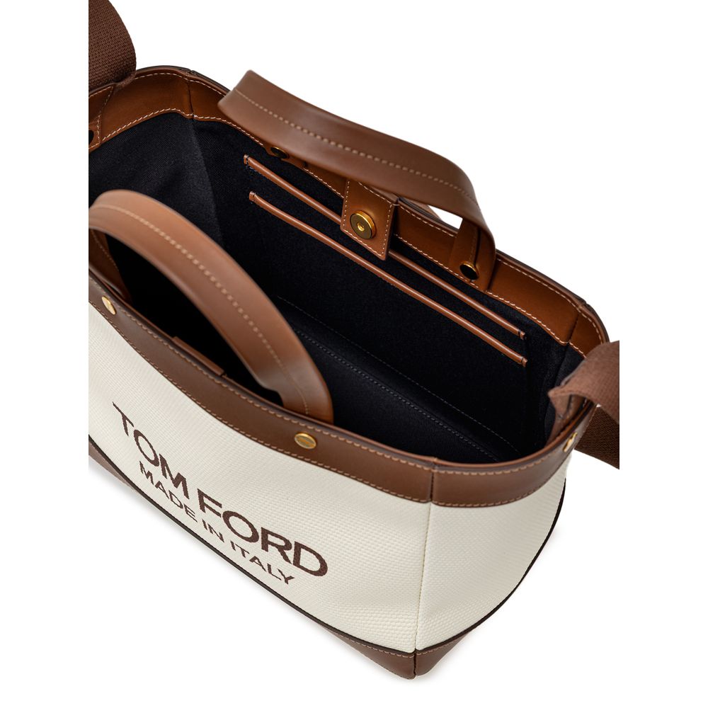 Sac fourre-tout en coton beige