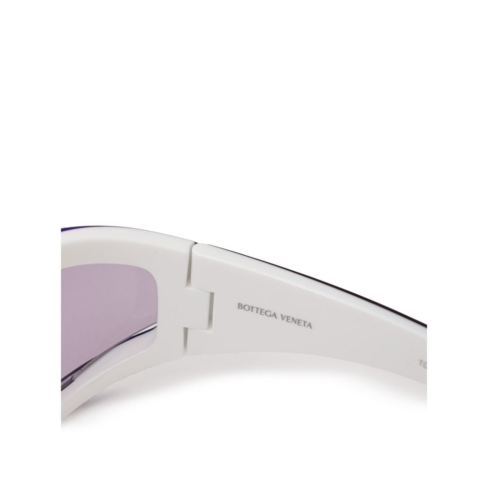 Lunettes de soleil Bottega Veneta en acétate violet