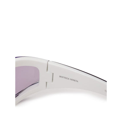 Lunettes de soleil Bottega Veneta en acétate violet