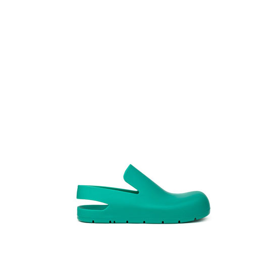 Bottega Veneta Grüner Baumwoll-Slipper
