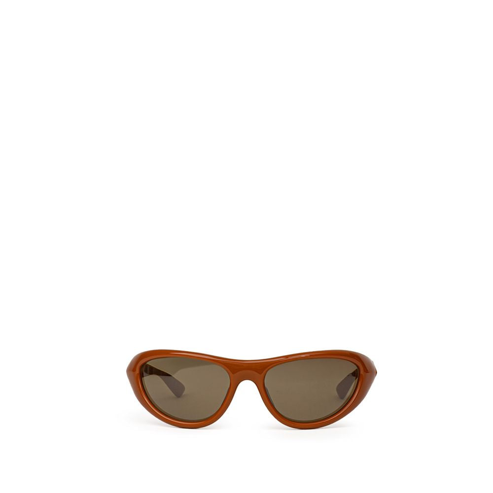 Lunettes de soleil en acétate marron Bottega Veneta