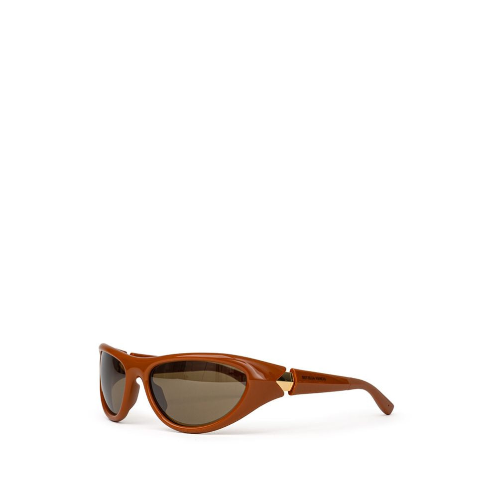 Lunettes de soleil en acétate marron Bottega Veneta