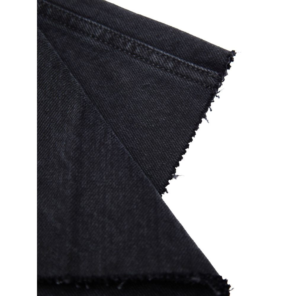 Jean en coton noir Gucci