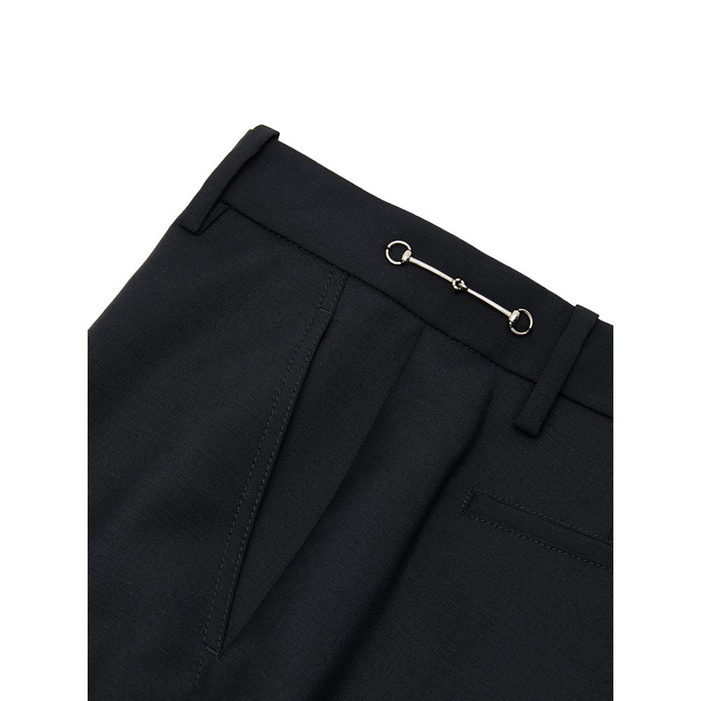 Jean en laine noire Gucci