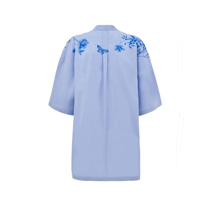 Blaues Baumwollhemd von Gucci