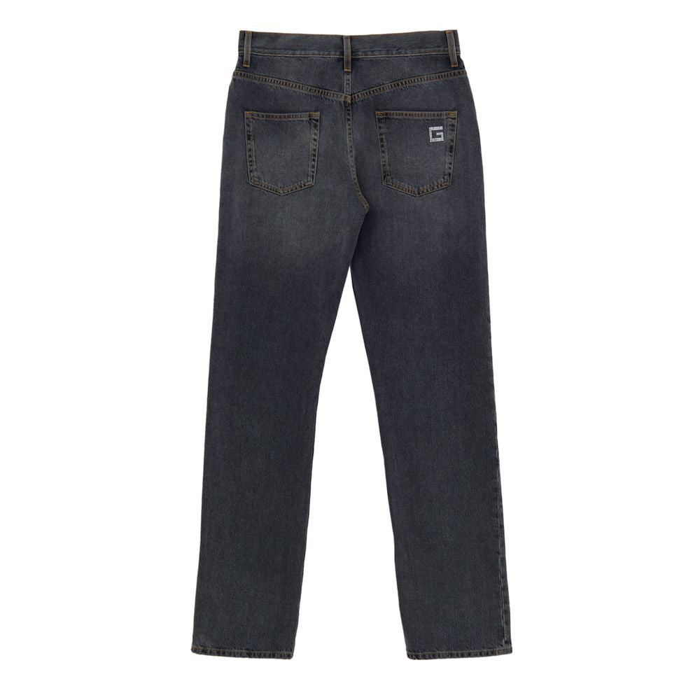 Jean en coton gris Gucci